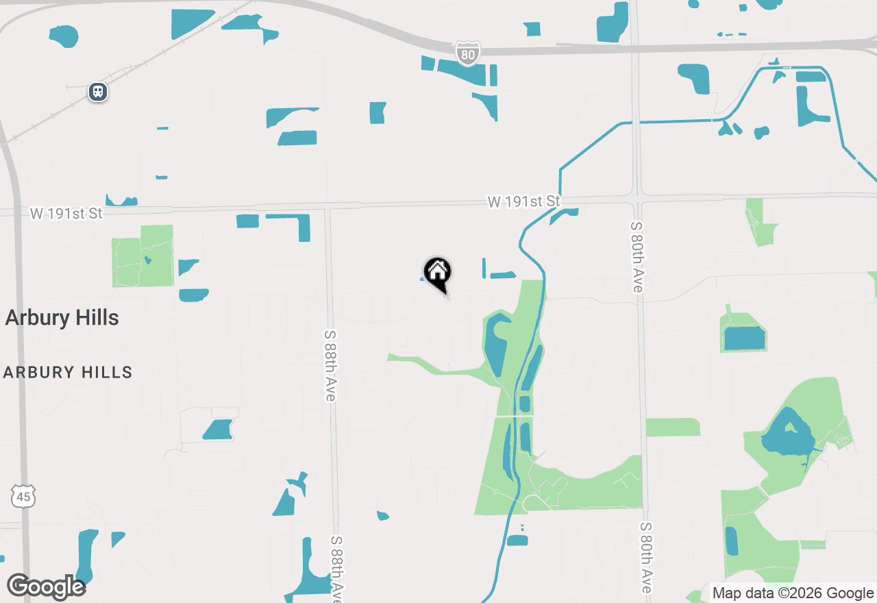 Map of 8554 Tullamore Drive, Tinley Park, IL 60487