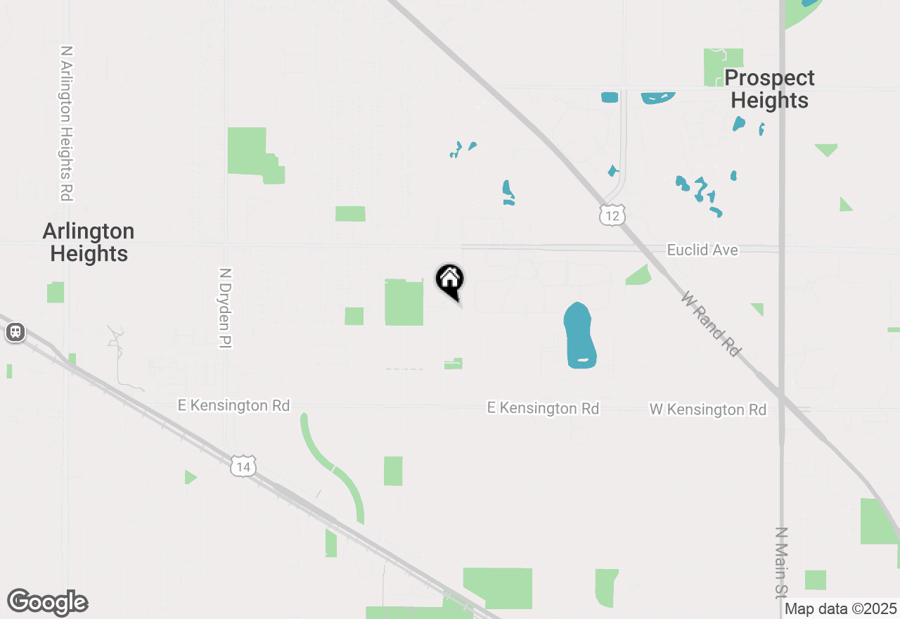 Map of 2107 E Eastman Court, Arlington Heights, IL 60004
