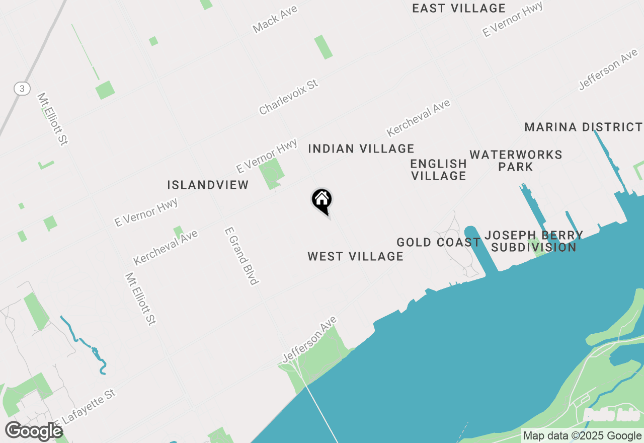 Map of 1468 Shipherd Street, Detroit, MI 48214