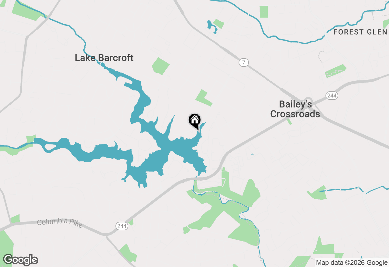 Map of 6114 Beachway Drive, Falls Church, VA 22041