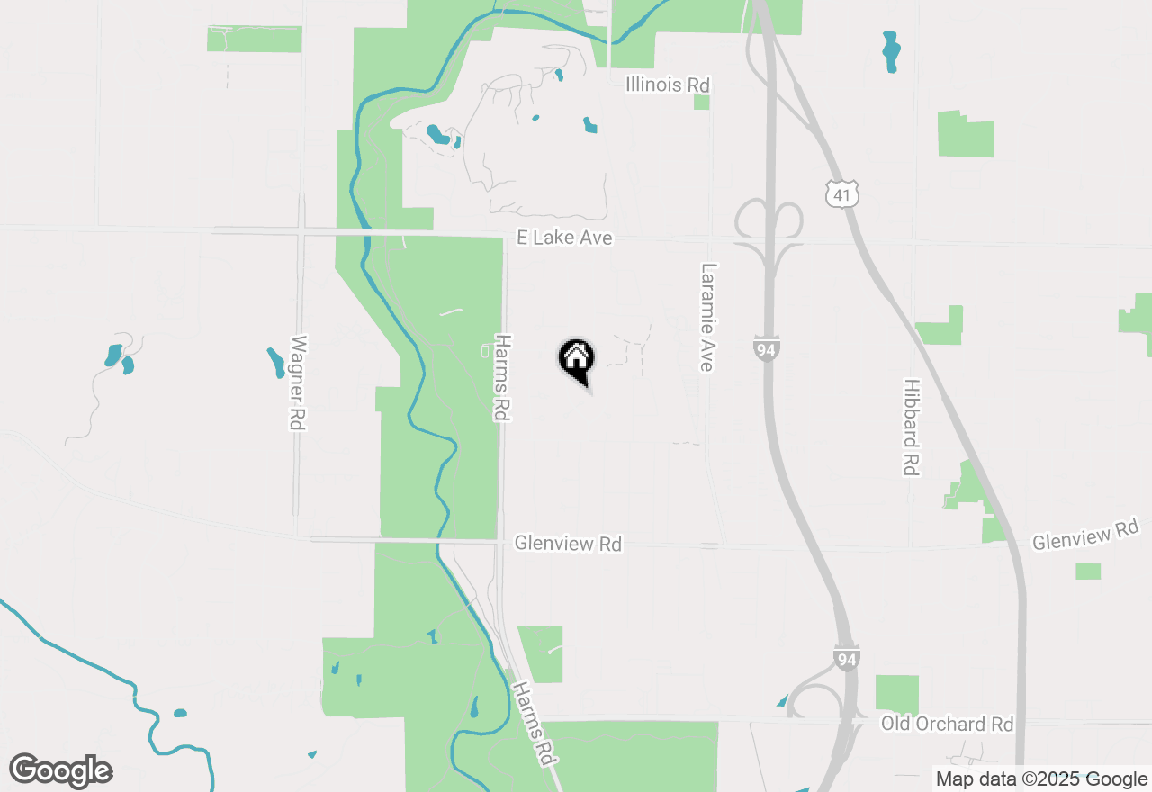 Map of 1037 Heatherfield Lane, Glenview, IL 60025