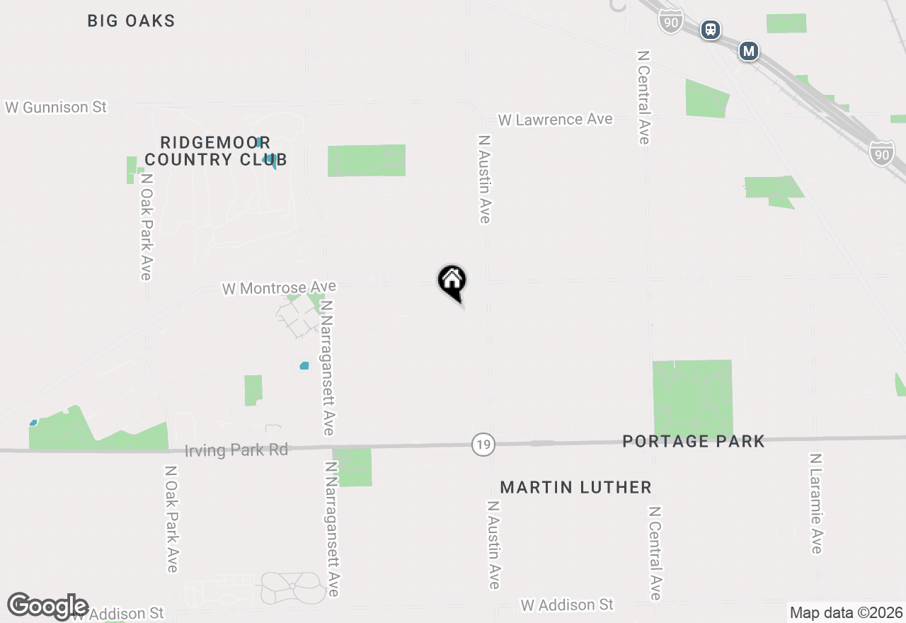 Map of 4317 N Meade Avenue, Chicago, IL 60634