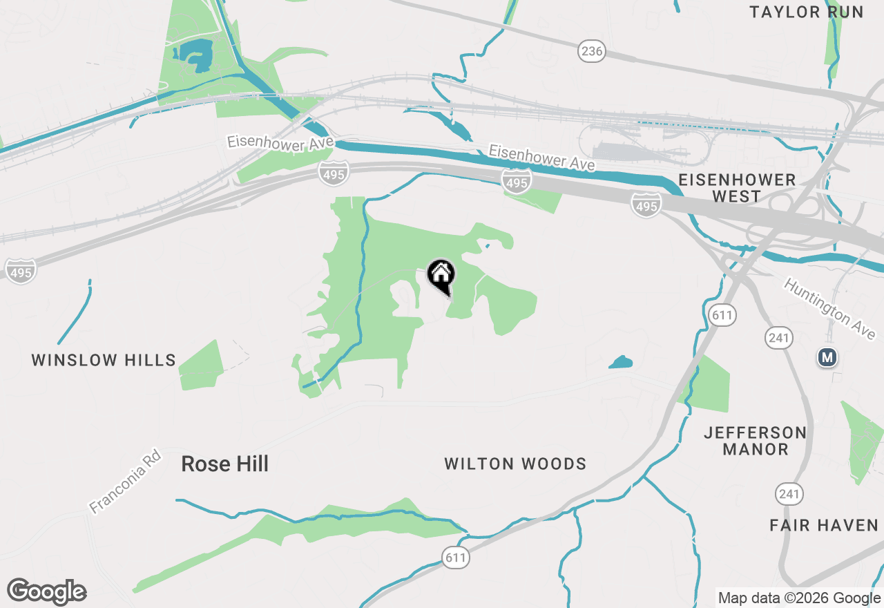 Map of 5732 Lofthill Court, Alexandria, VA 22303