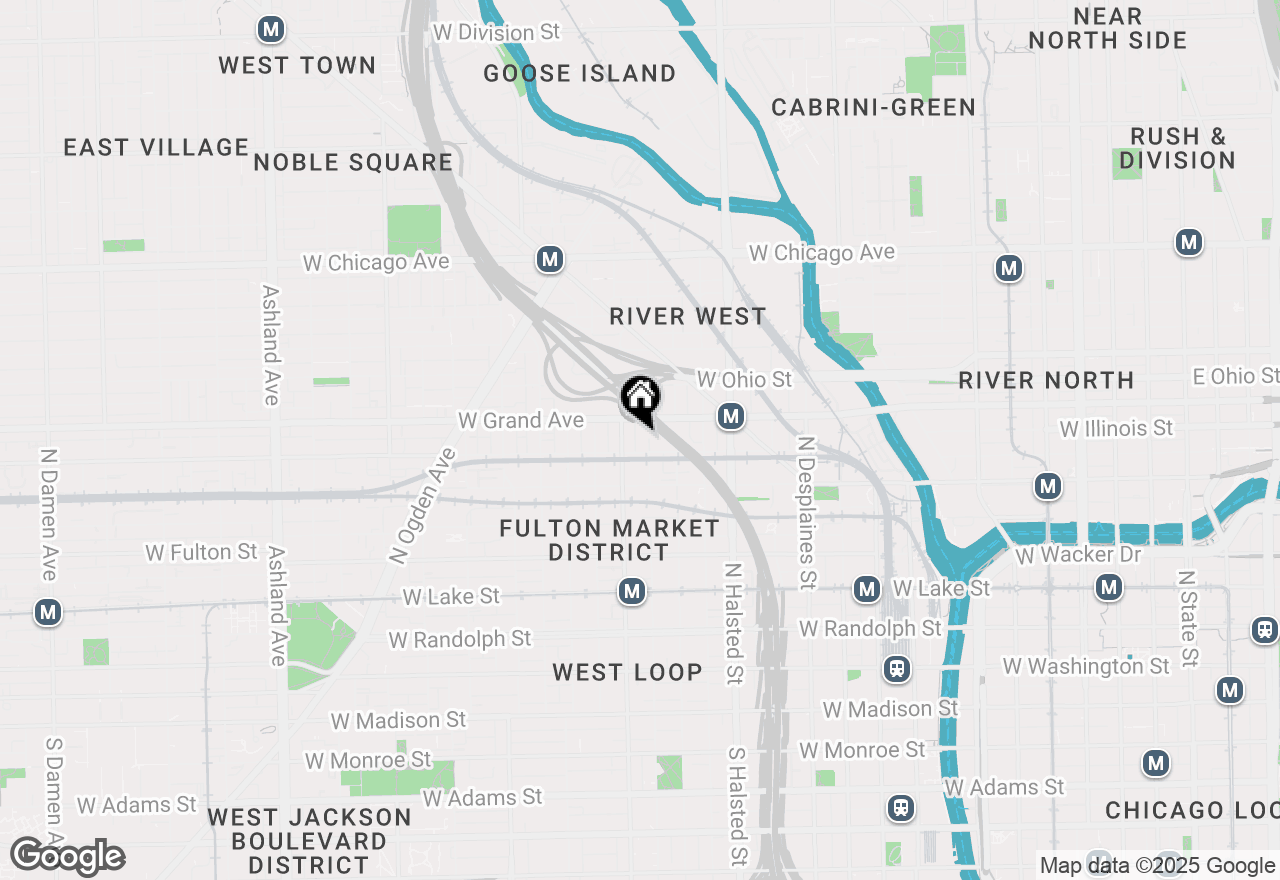 Map of 450 N Sangamon Street #4, Chicago, IL 60642