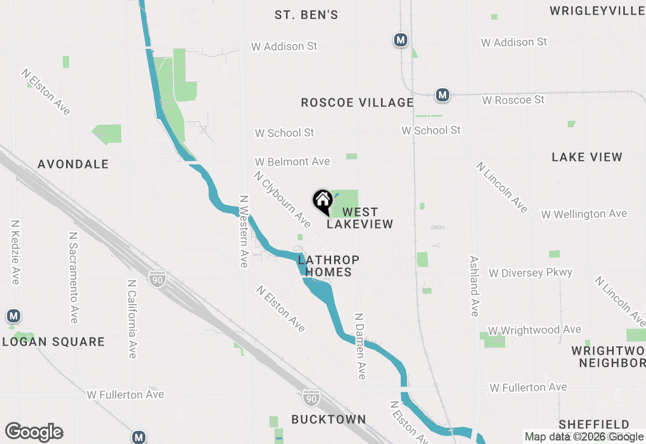 Map of 2115 W Wellington Avenue, Chicago, IL 60618