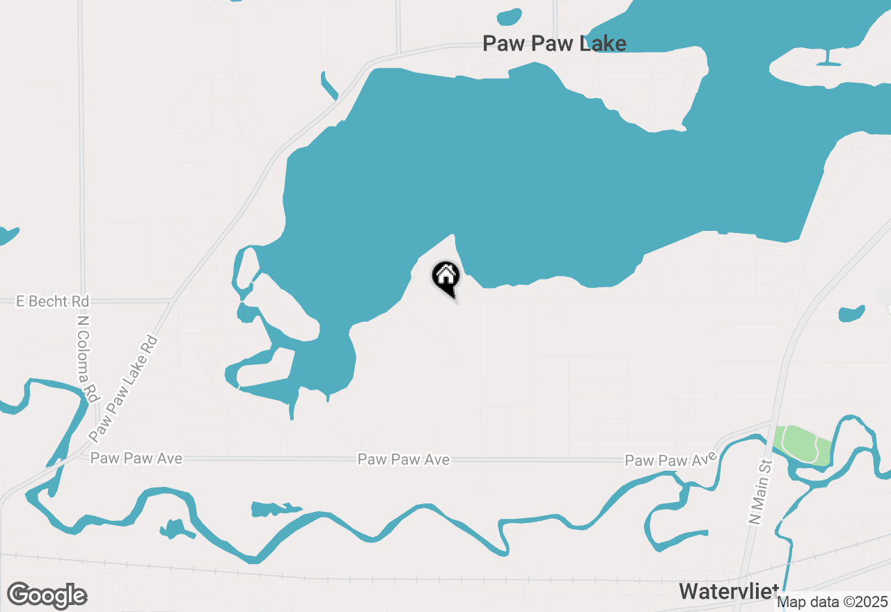 Map of 4869 Knoll Court, Watervliet, MI 49098
