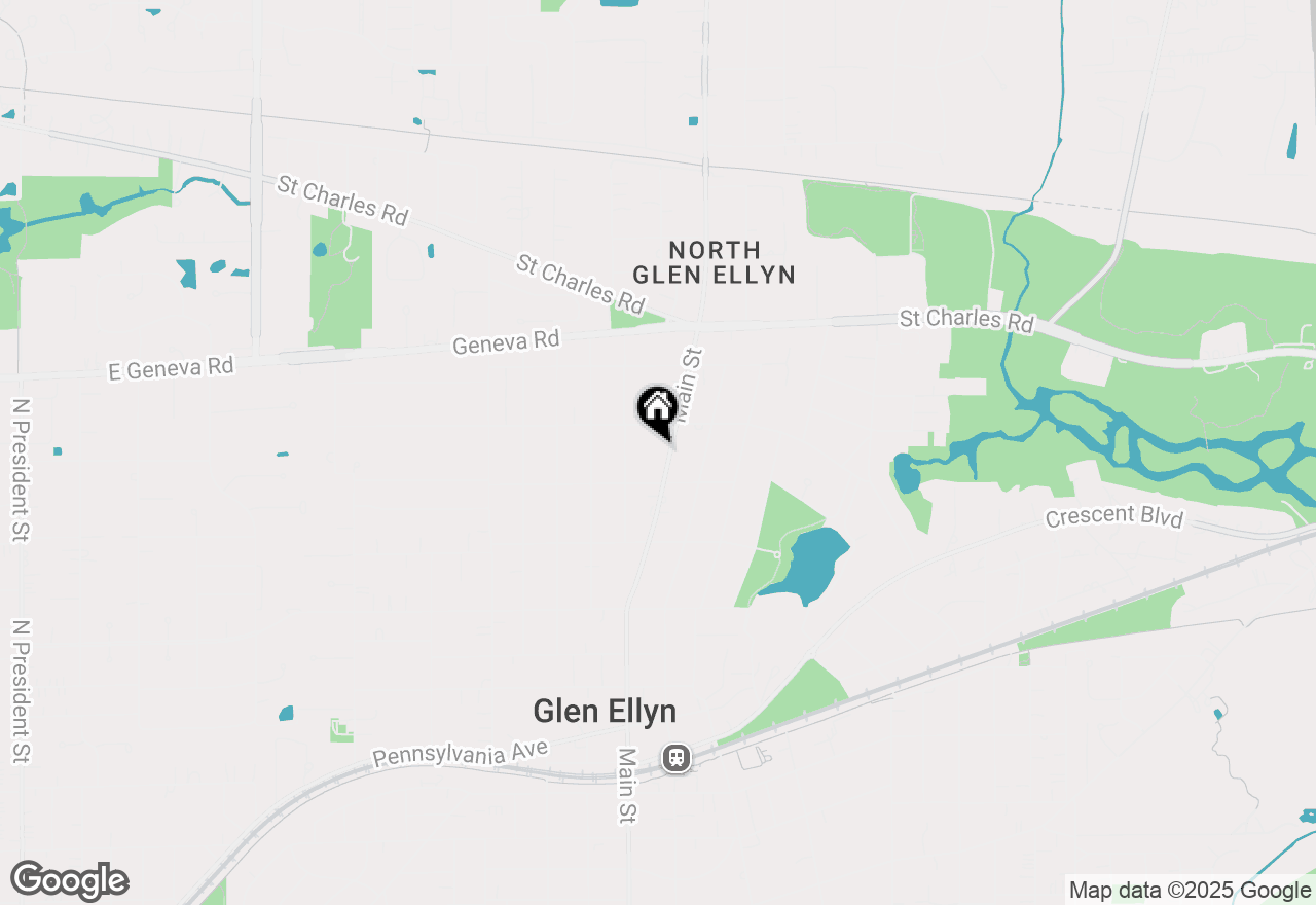 Map of 728 N Main Street, Glen Ellyn, IL 60137