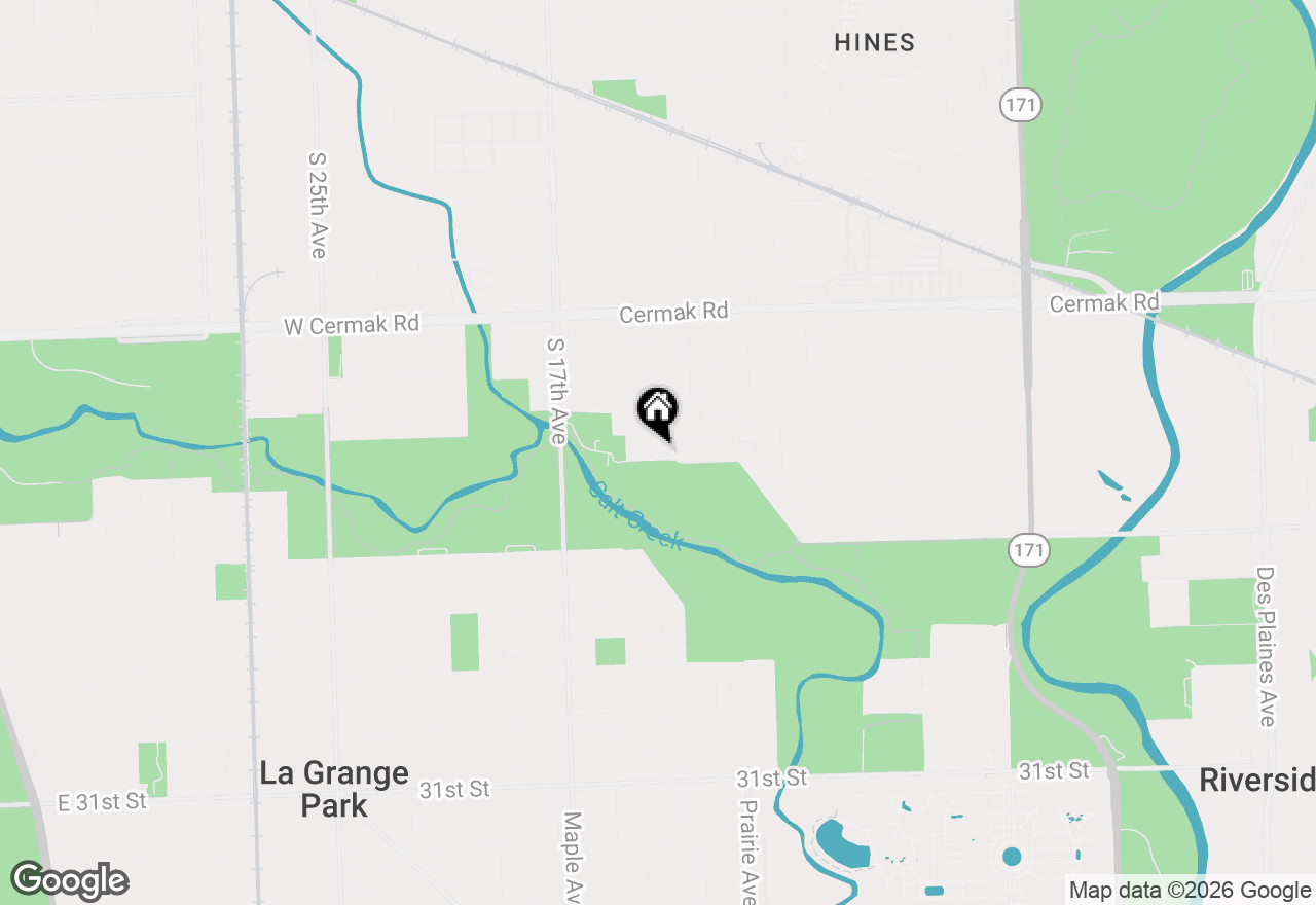 Map of 9020 W Forestview Drive, North Riverside, IL 60546