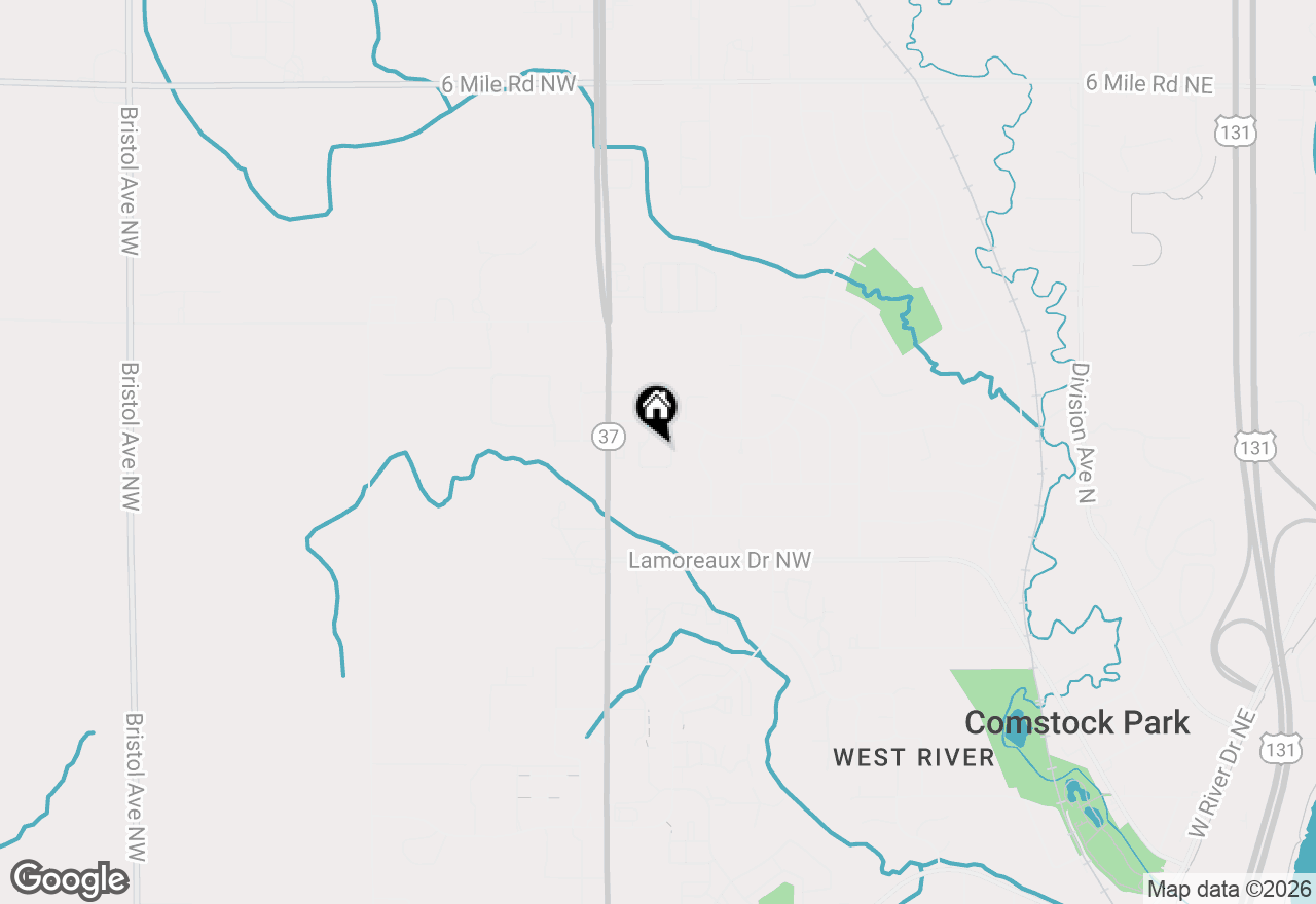 Map of 4575 Moffett Road Nw, Comstock Park, MI 49321