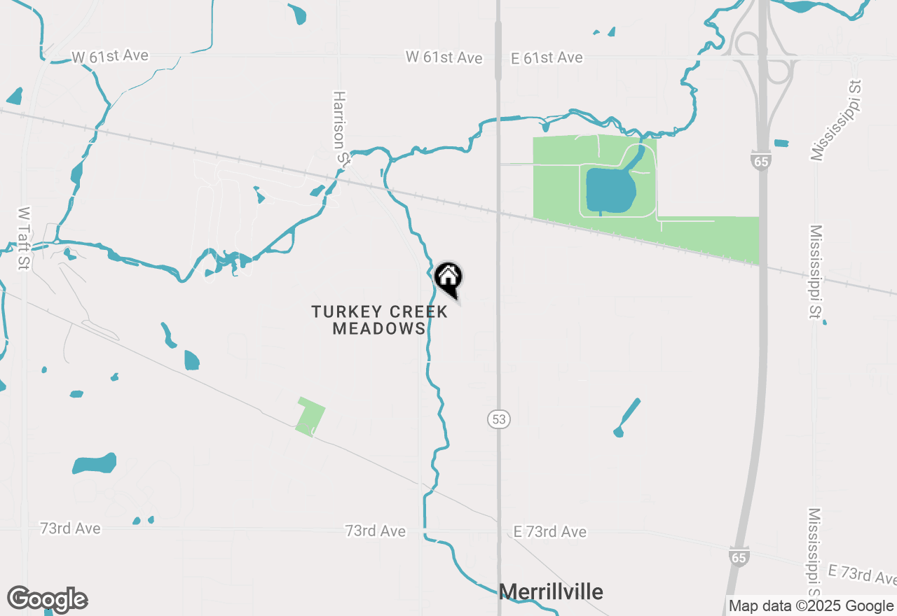 Map of 6709 Jefferson Street, Merrillville, IN 46410