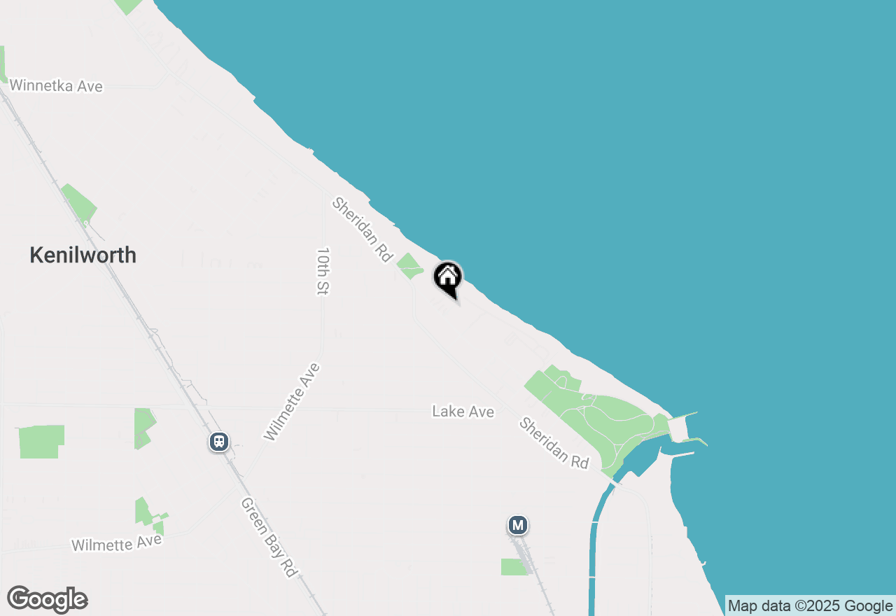 Map of 1132 Michigan Avenue, Wilmette, IL 60091