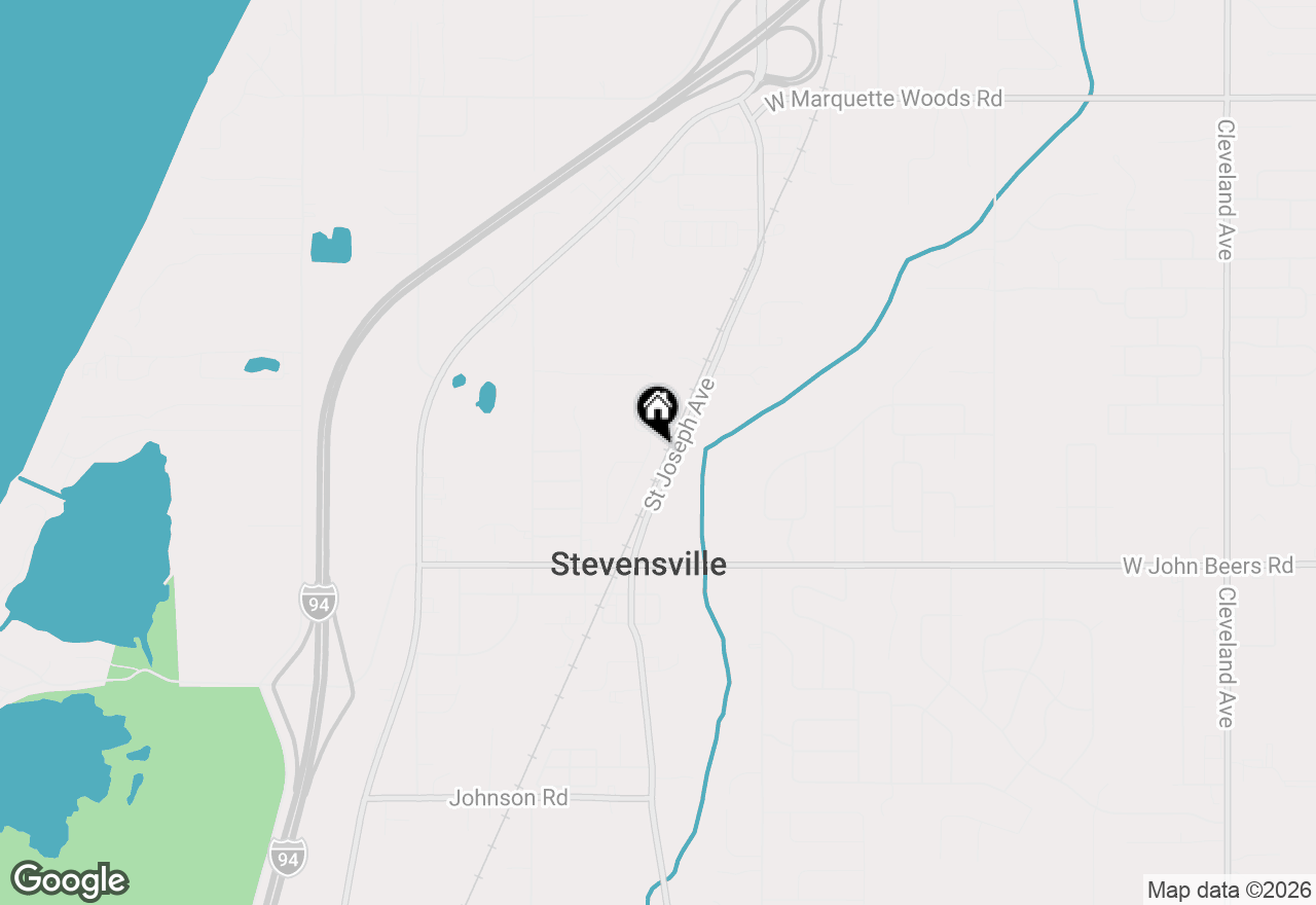 Map of 5519 E Karen Court, Stevensville, MI 49127