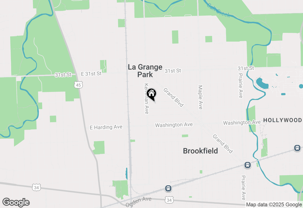 Map of 9532 Henrietta Avenue, Brookfield, IL 60513