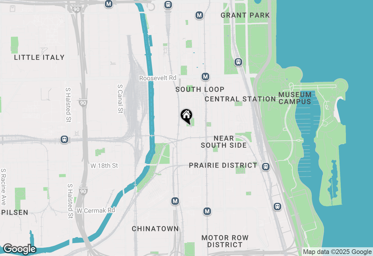 Map of 49 W 15th Street #D, Chicago, IL 60605