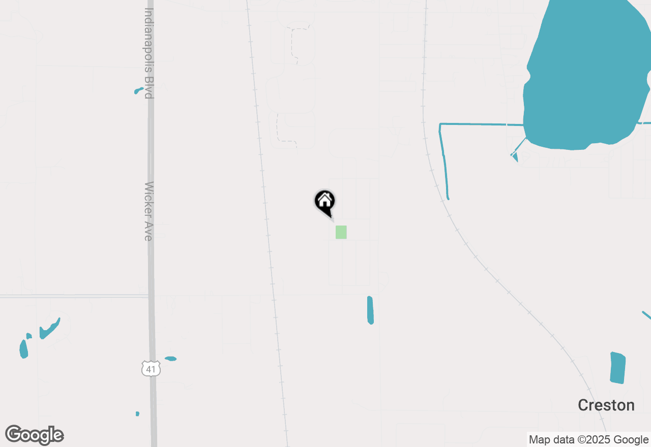 Map of 14836a Carey Street, Cedar Lake, IN 46303