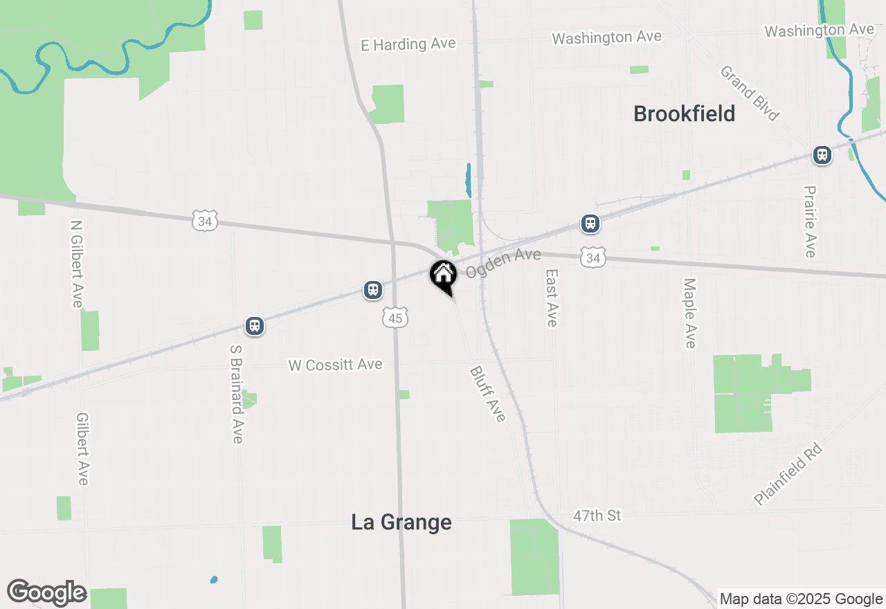 Map of 35 7th Avenue, La Grange, IL 60525