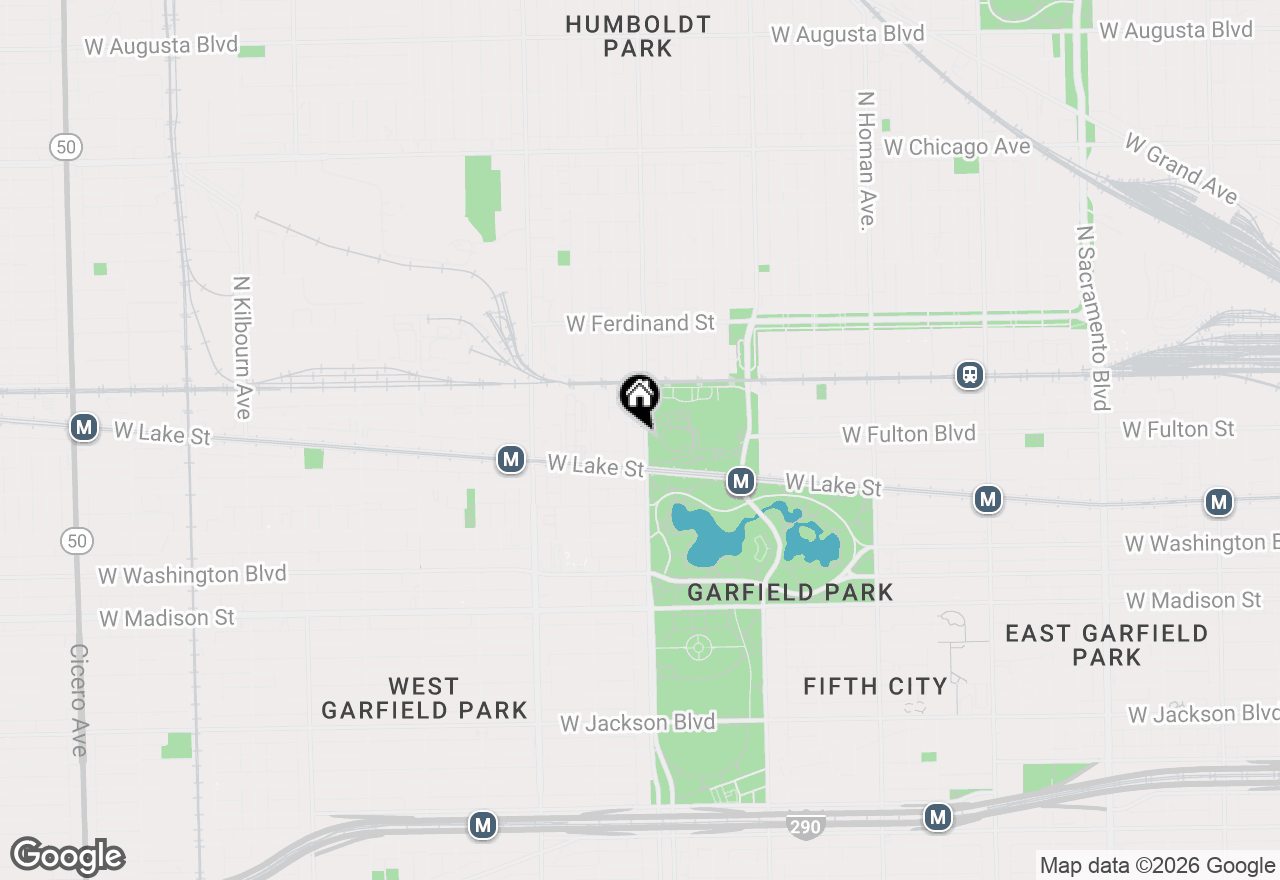 Map of (Address confidential), Chicago, Illinois 60624