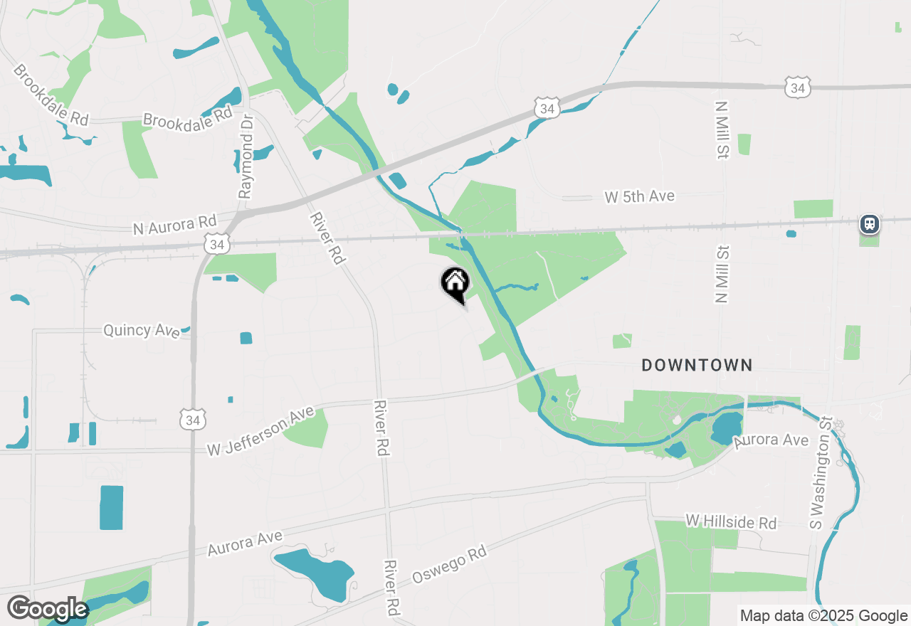 Map of 95 N Stauffer Drive, Naperville, IL 60540