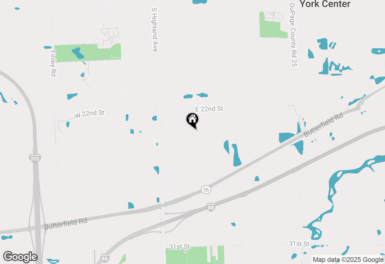 Map of 384 Summit Circle, Lombard, IL 60148