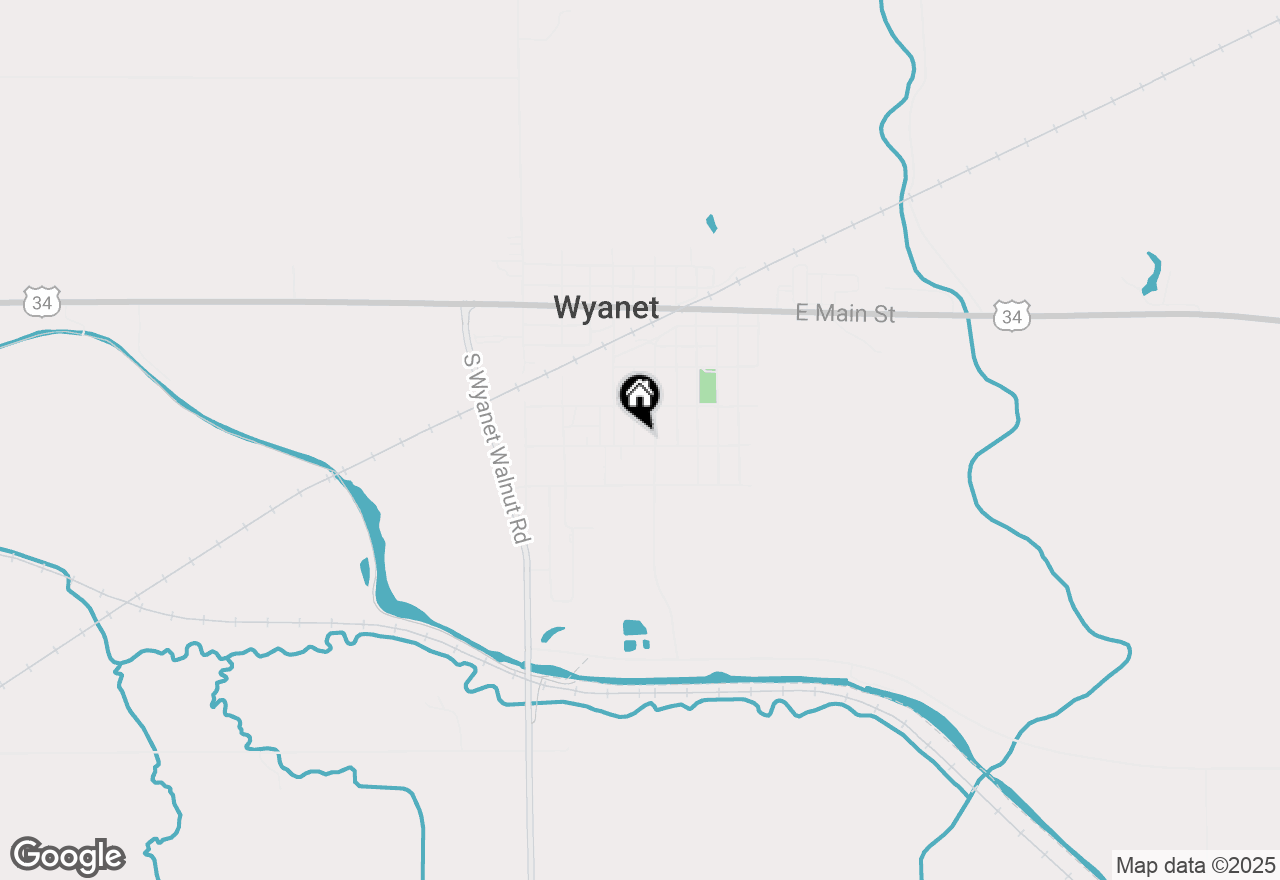 Map of 124 E 4th Street, Wyanet, IL 61379