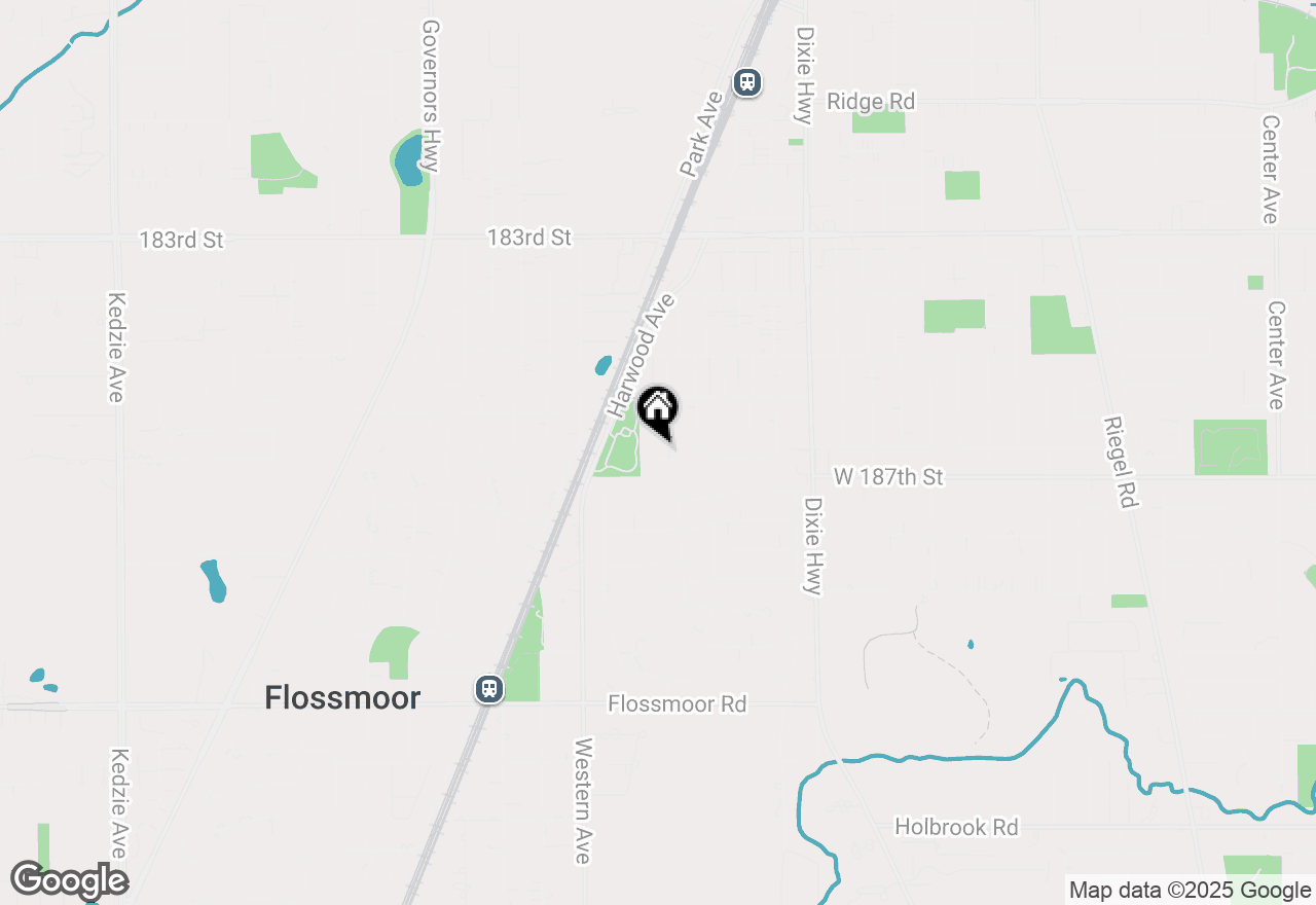 Map of 18641 Golfview Avenue, Homewood, IL 60430