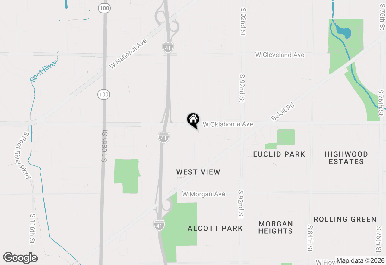 Map of 3134 S 98th St, Milwaukee, WI 53227