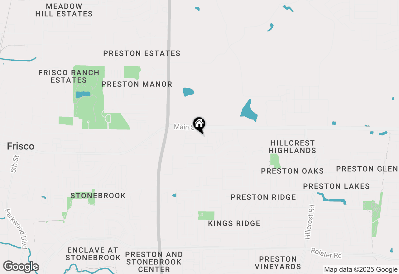 Map of 9556 Espalier Street, Frisco, TX 75035