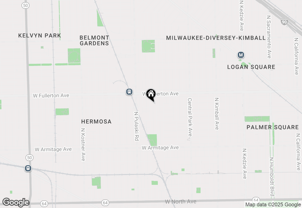 Map of 2309 N Springfield Avenue, Chicago, IL 60647