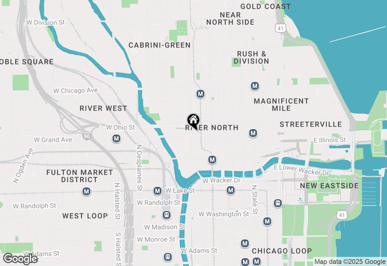 Map of 330 W Grand Avenue #1502, Chicago, IL 60654