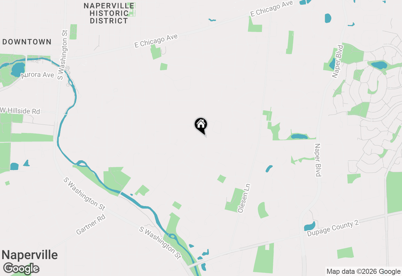 Map of 1006 Whirlaway Avenue, Naperville, IL 60540