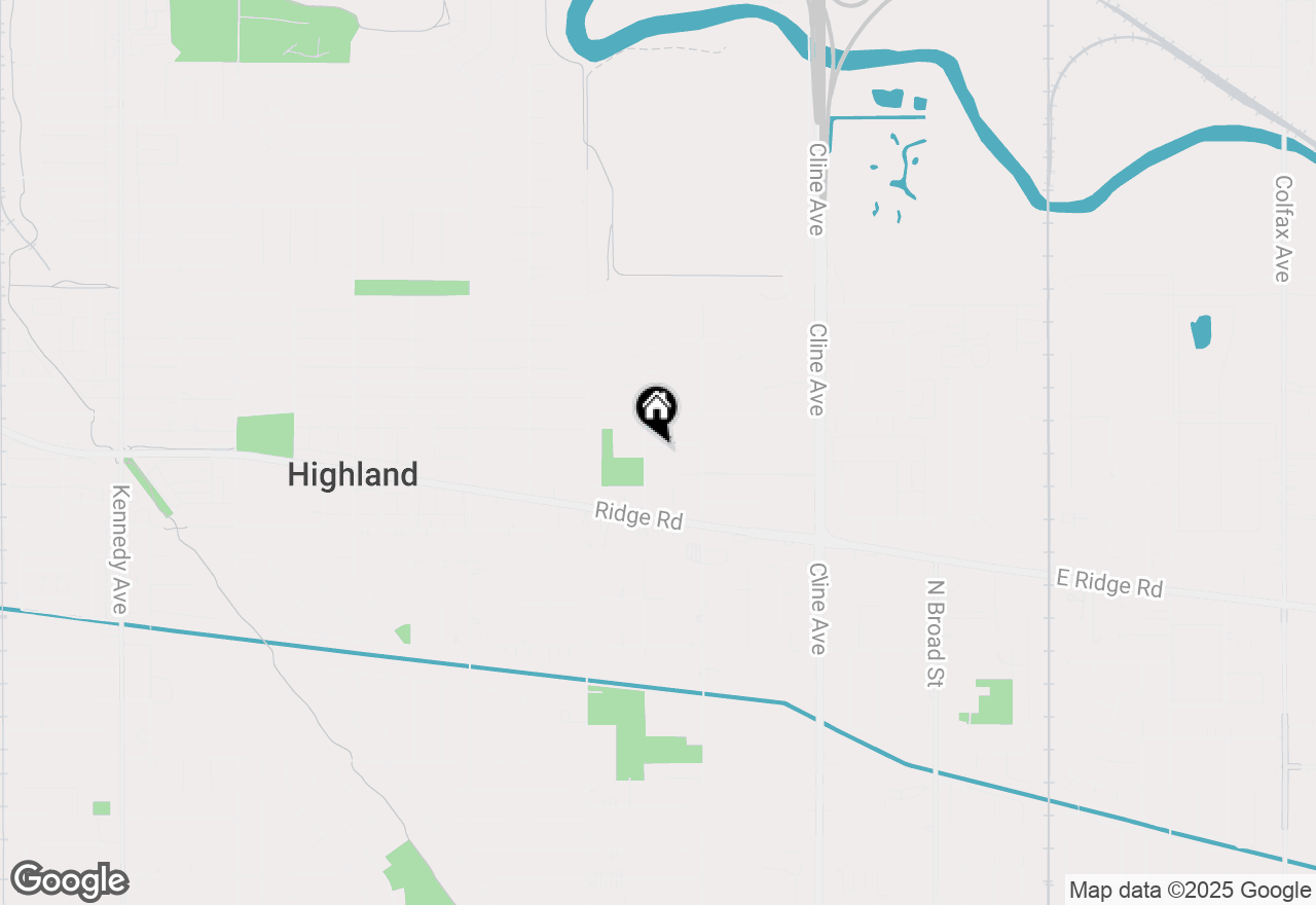 Map of 3714 Jewett Street, Highland, IN 46322