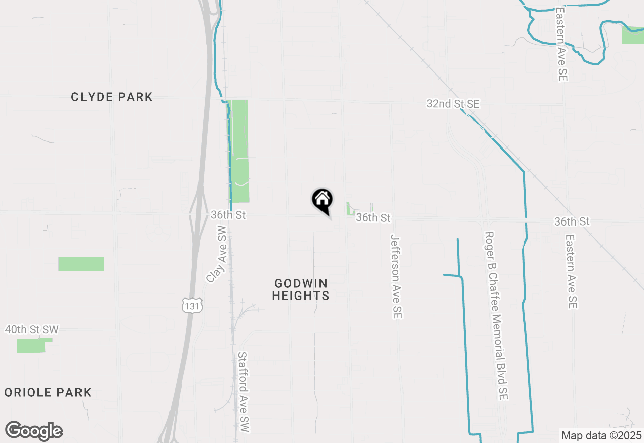 Map of 48 36th Street Sw, Grand Rapids, MI 49548