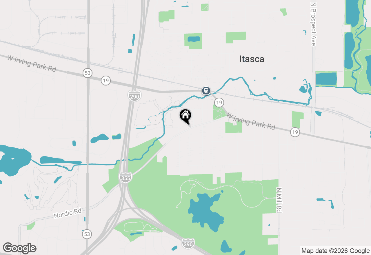 Map of 321 Bloomingdale Road, Itasca, IL 60143