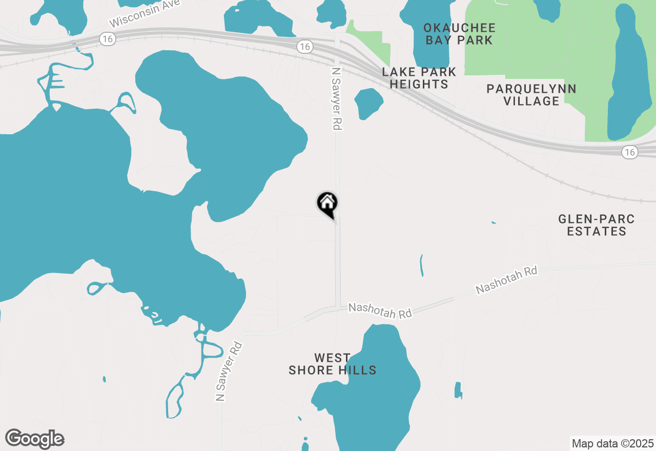 Map of W34519 Mariner Cir, Summit, WI 53066
