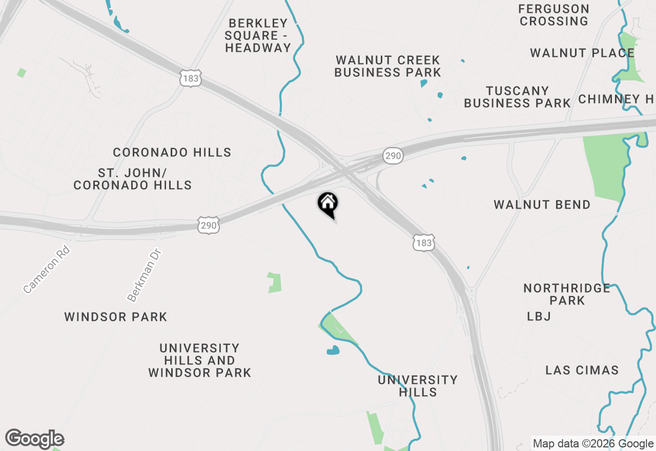 Map of 7304 Geneva Dr, Austin, TX 78723