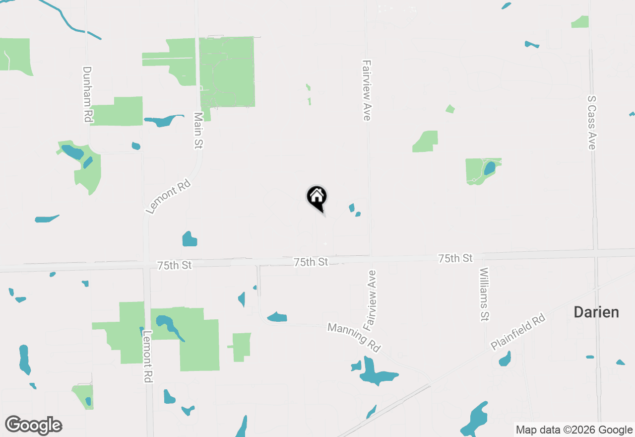 Map of 7323 Blackburn Avenue #203, Downers Grove, IL 60516