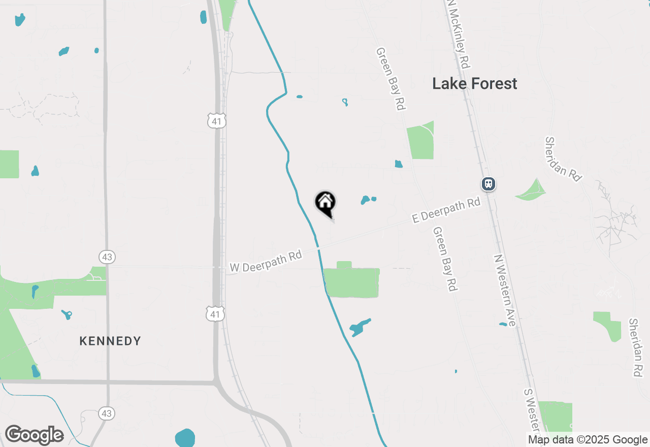 Map of 560 Golf Lane, Lake Forest, IL 60045