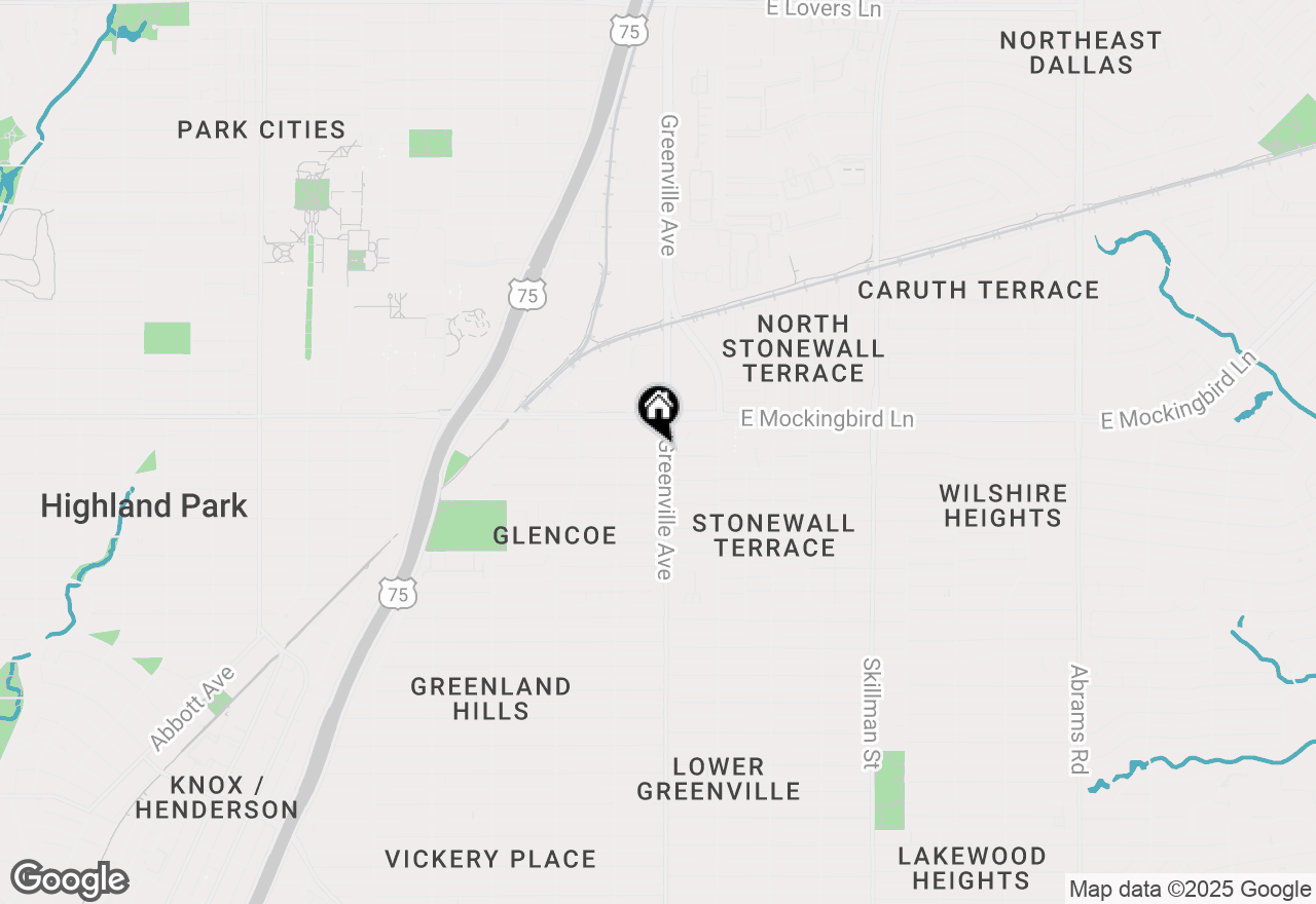 Map of 5636 Winton Street, Dallas, TX 75206