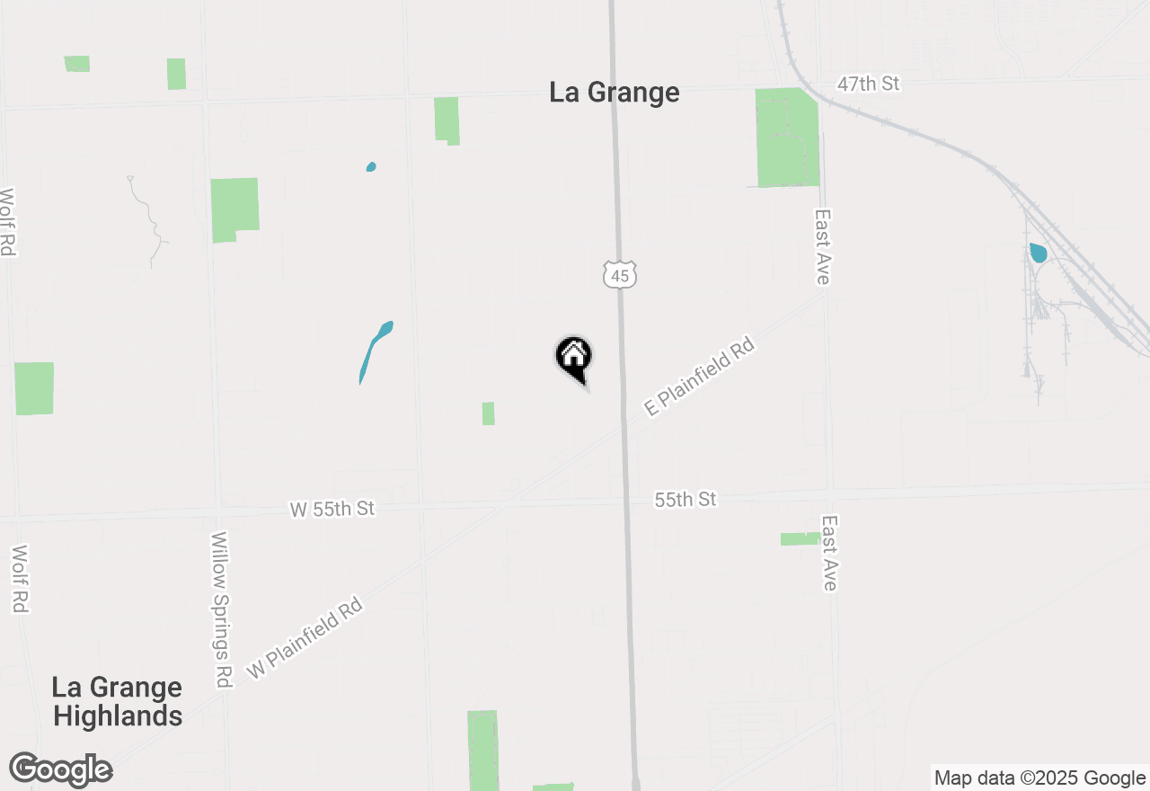 Map of 1045 S Ashland Avenue, La Grange, IL 60525