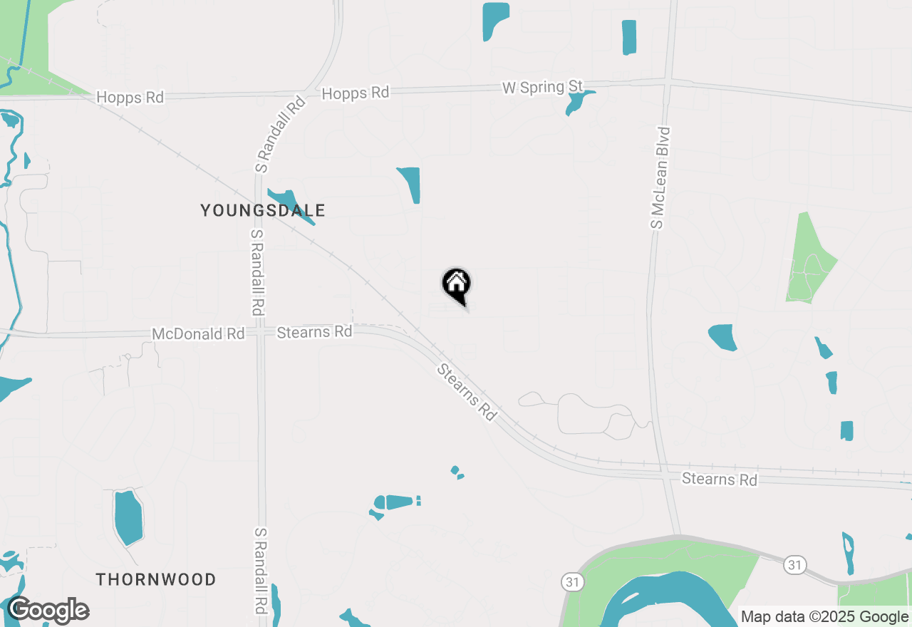 Map of 204 Kingsport Drive, South Elgin, IL 60177