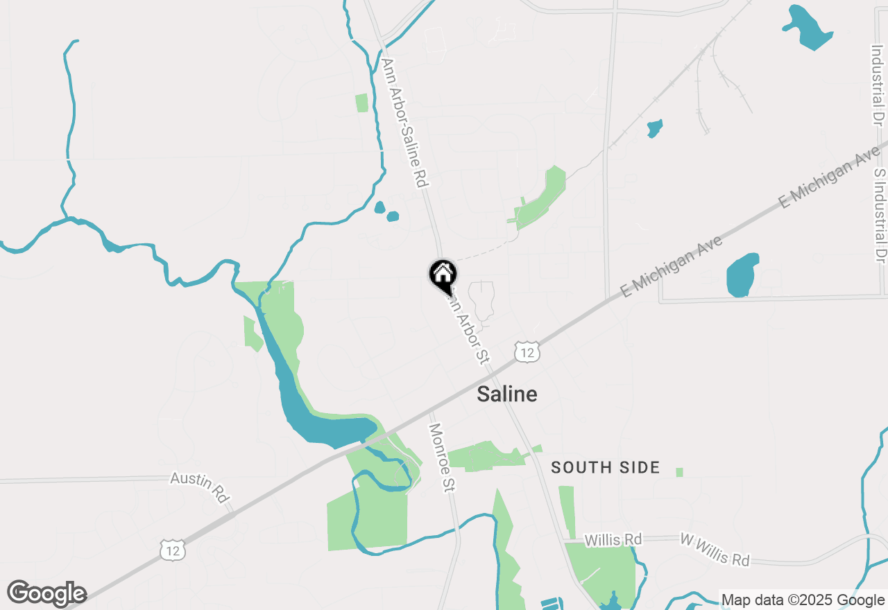 Map of 315 N Ann Arbor Street, Saline, MI 48176