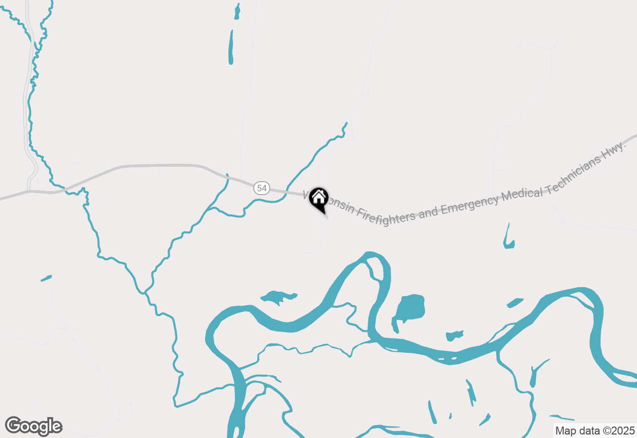 Map of W11899 State Rd 54, Ettrick, WI 54627