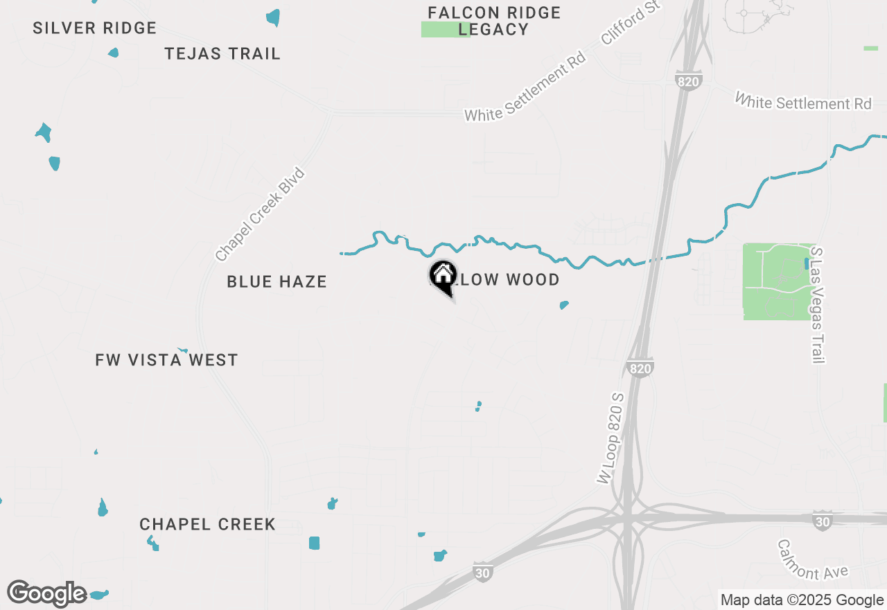 Map of 9908 Pilot Point Street, Fort Worth, TX 76108