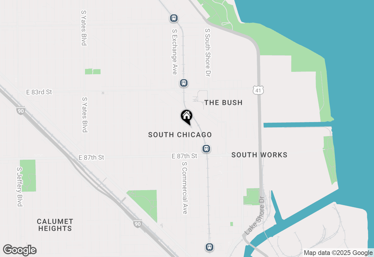 Map of 8519 S Commercial Avenue, Chicago, IL 60617