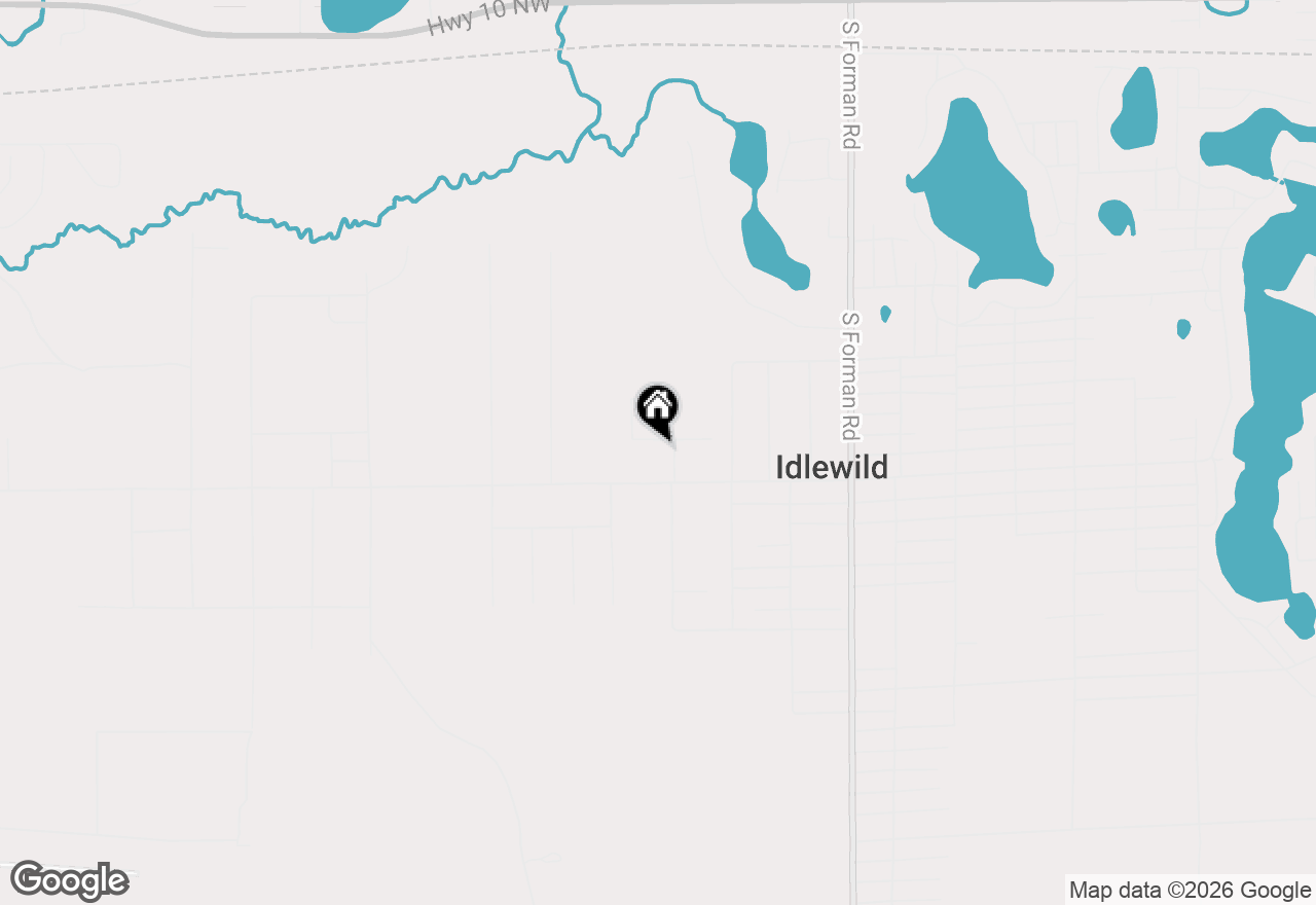 Map of 6935 S Pine Center Drive, Idlewild, MI 49642