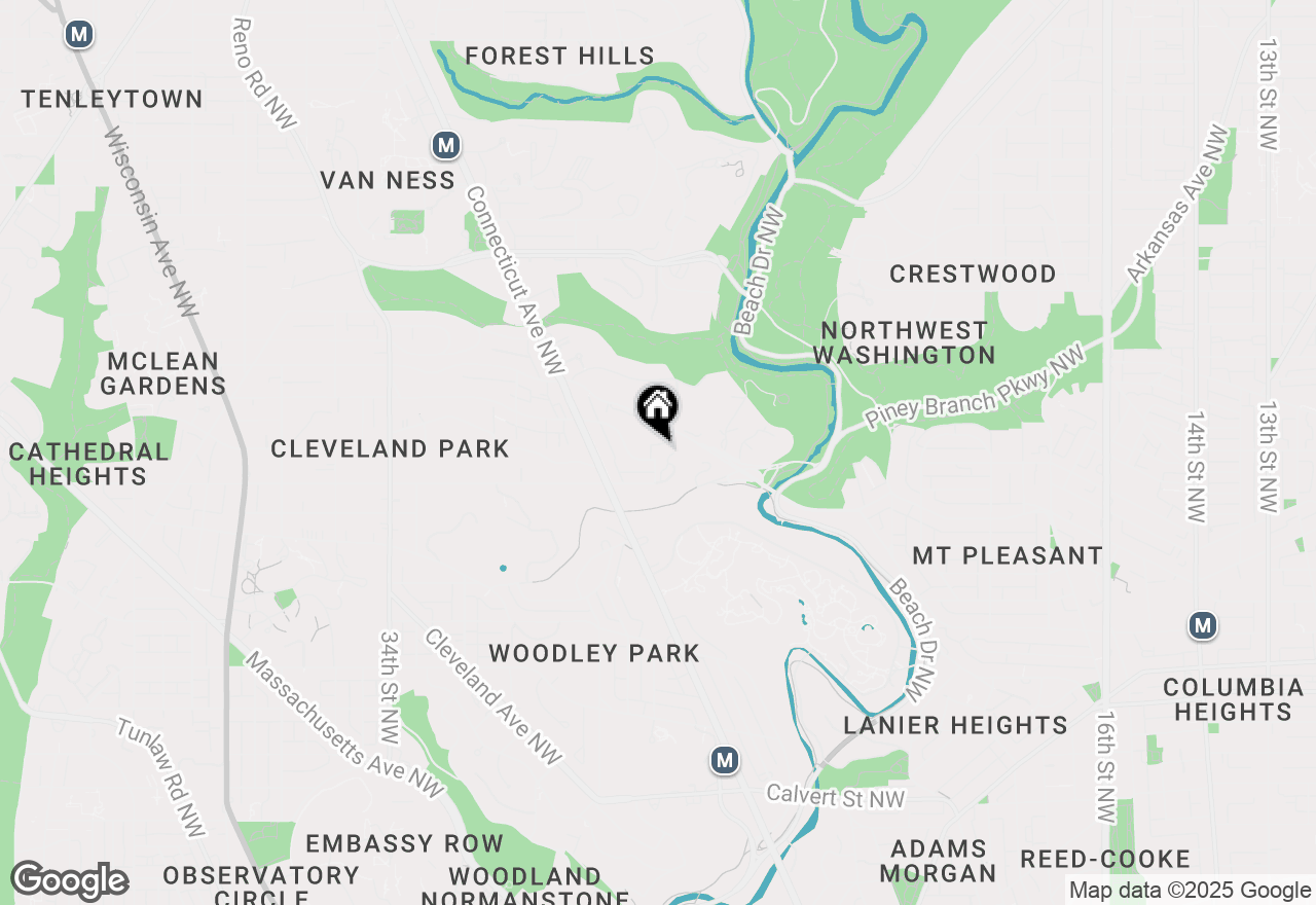 Map of 2711 Ordway Street Nw #200, Washington, DC 20008