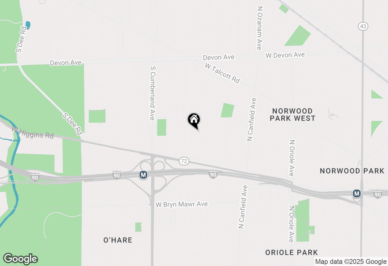 Map of 1724 S Crescent Avenue, Park Ridge, IL 60068