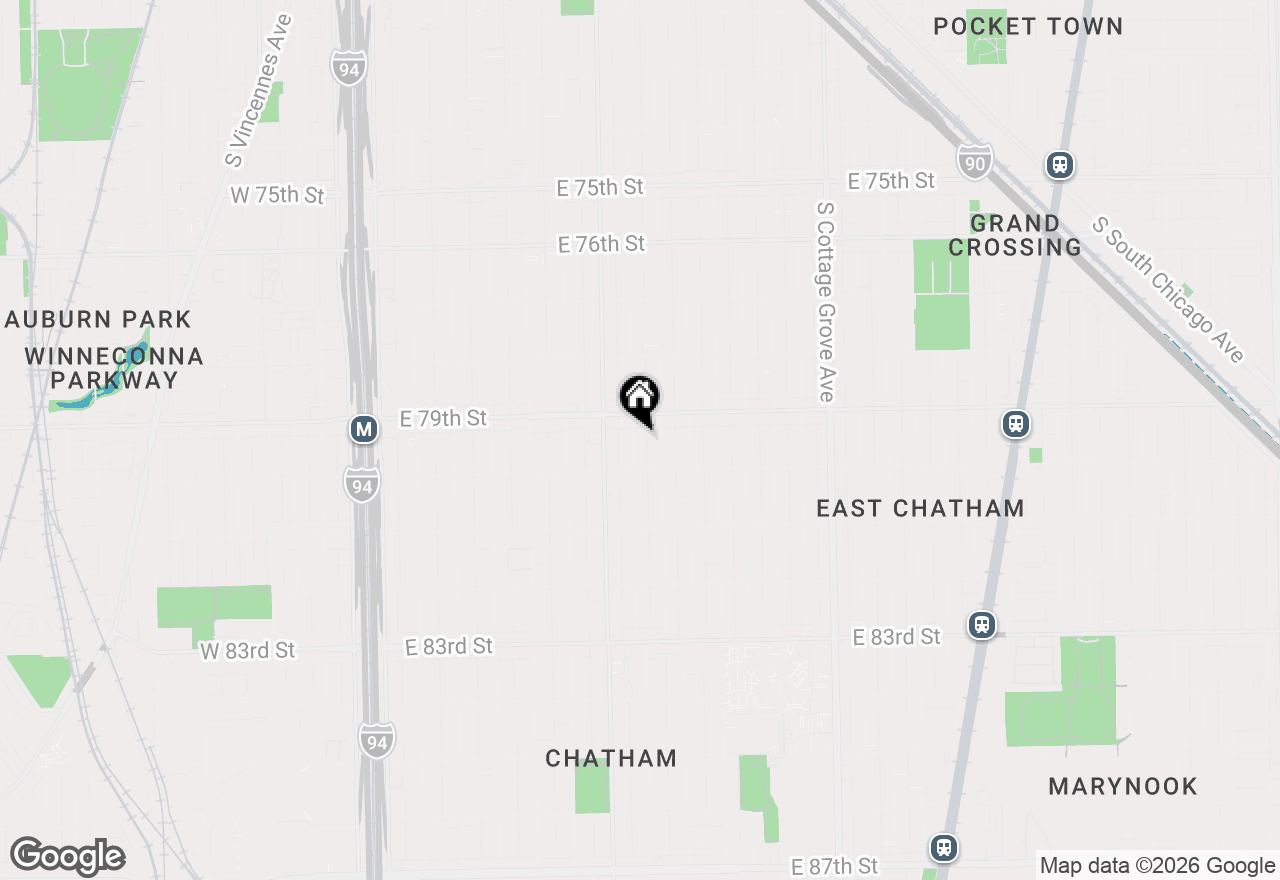 Map of 7927 S Vernon Avenue, Chicago, IL 60619