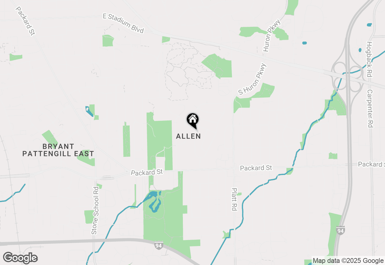 Map of 2702 Cranbrook Road, Ann Arbor, MI 48104