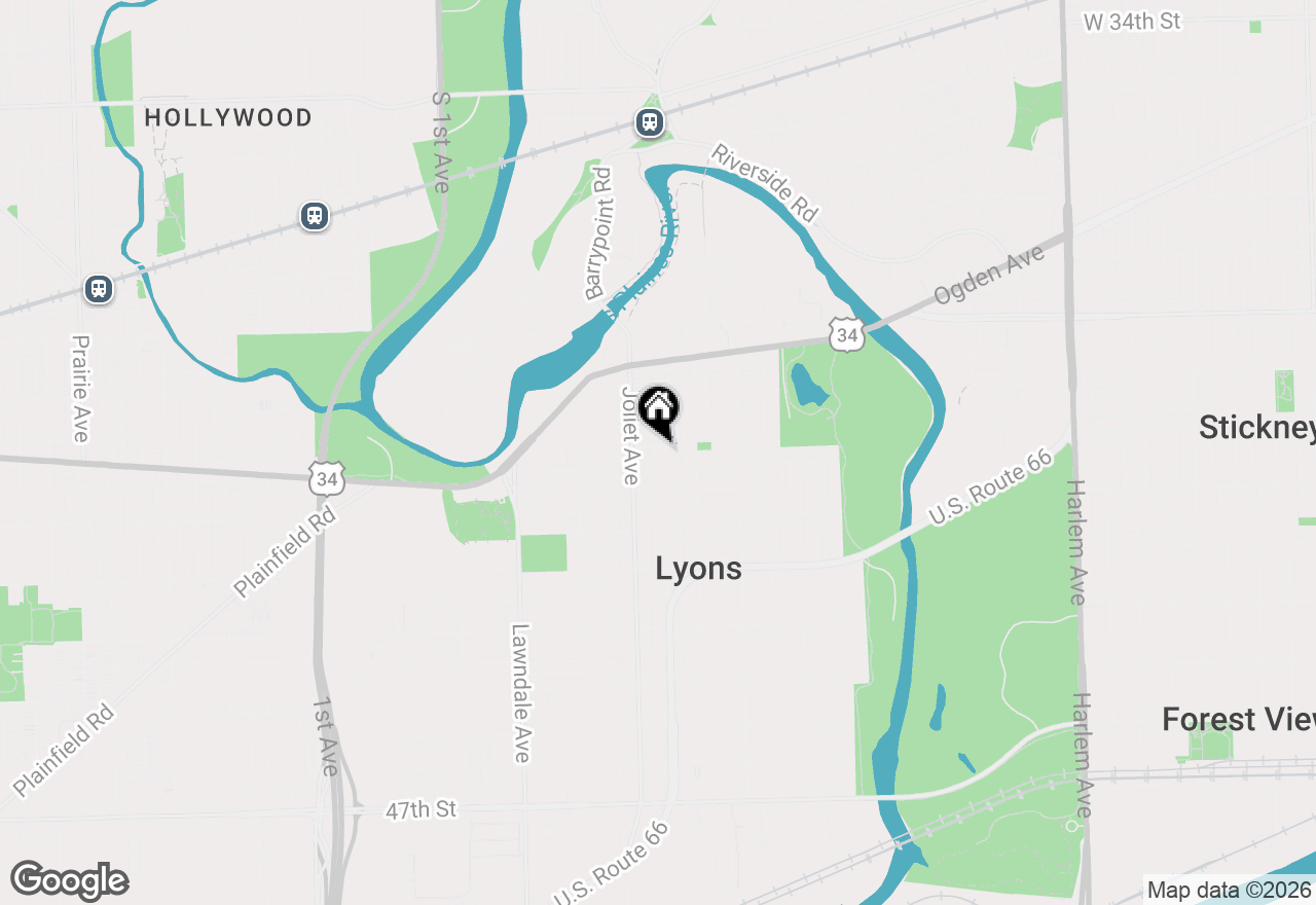 Map of 4102 Prescott Avenue, Lyons, IL 60534
